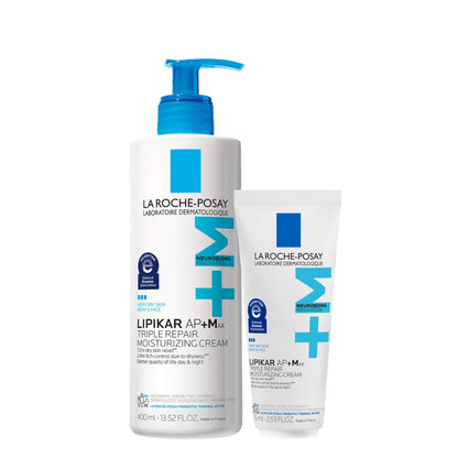 La Roche-Posay Lipikar AP+MAX Triple Repair Moisturizing Body Cream | Face & Body Lotion for Dry Skin with Shea Butter & Niacinamide | Gentle Moisturizer for Very Dry - dailyvitalstore