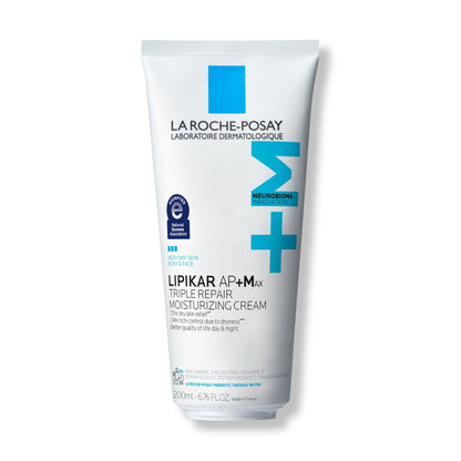 La Roche-Posay Lipikar AP+MAX Triple Repair Moisturizing Body Cream | Face & Body Lotion for Dry Skin with Shea Butter & Niacinamide | Gentle Moisturizer for Very Dry, Rough & Sensitive Skin, 200ml - dailyvitalstore