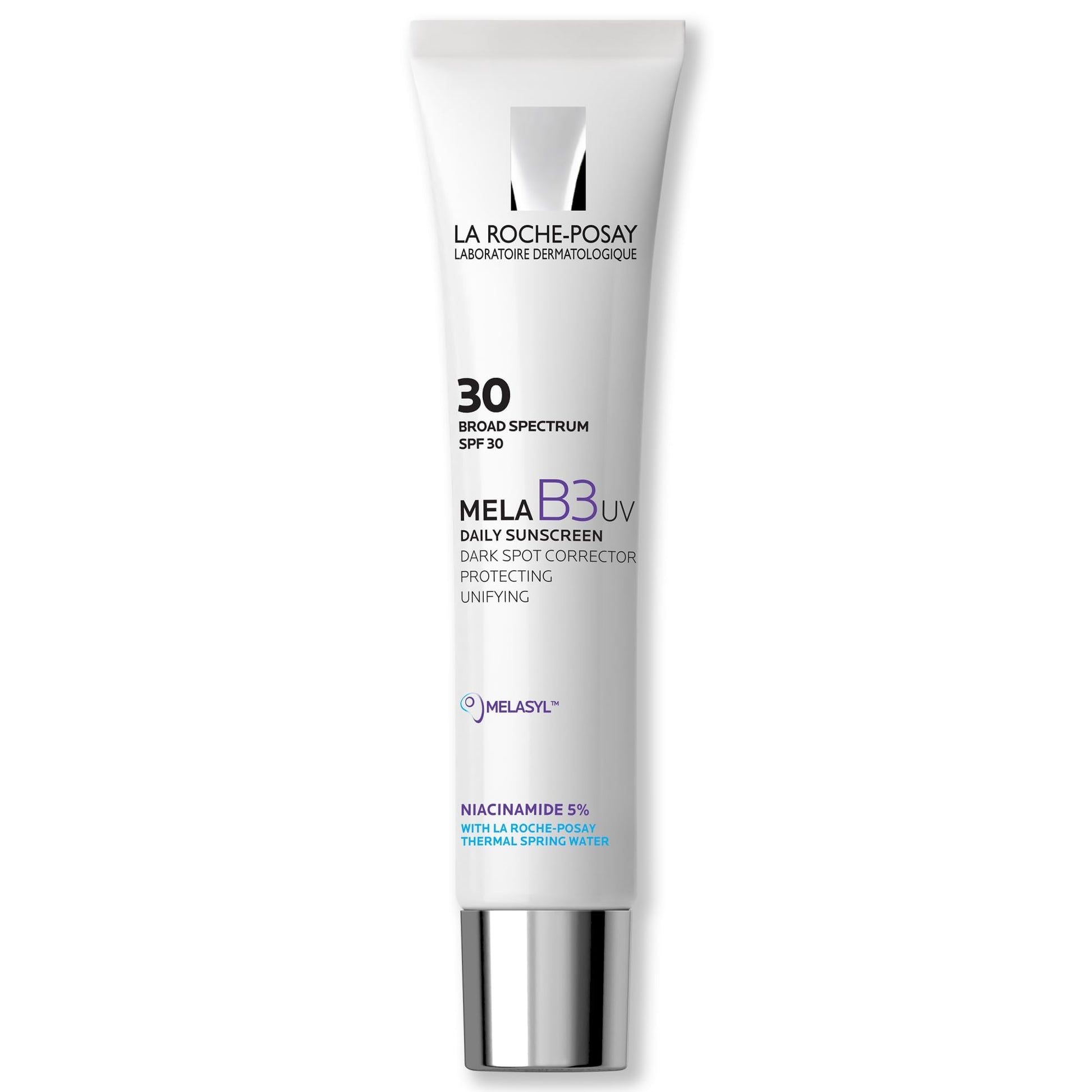 La Roche-Posay Mela B3 UV Daily Sunscreen, Face Moisturizer With SPF 30 + Anti-Aging Melasyl + 5% Niacinamide, Helps Correct & Protect From Sun Damage, - dailyvitalstore