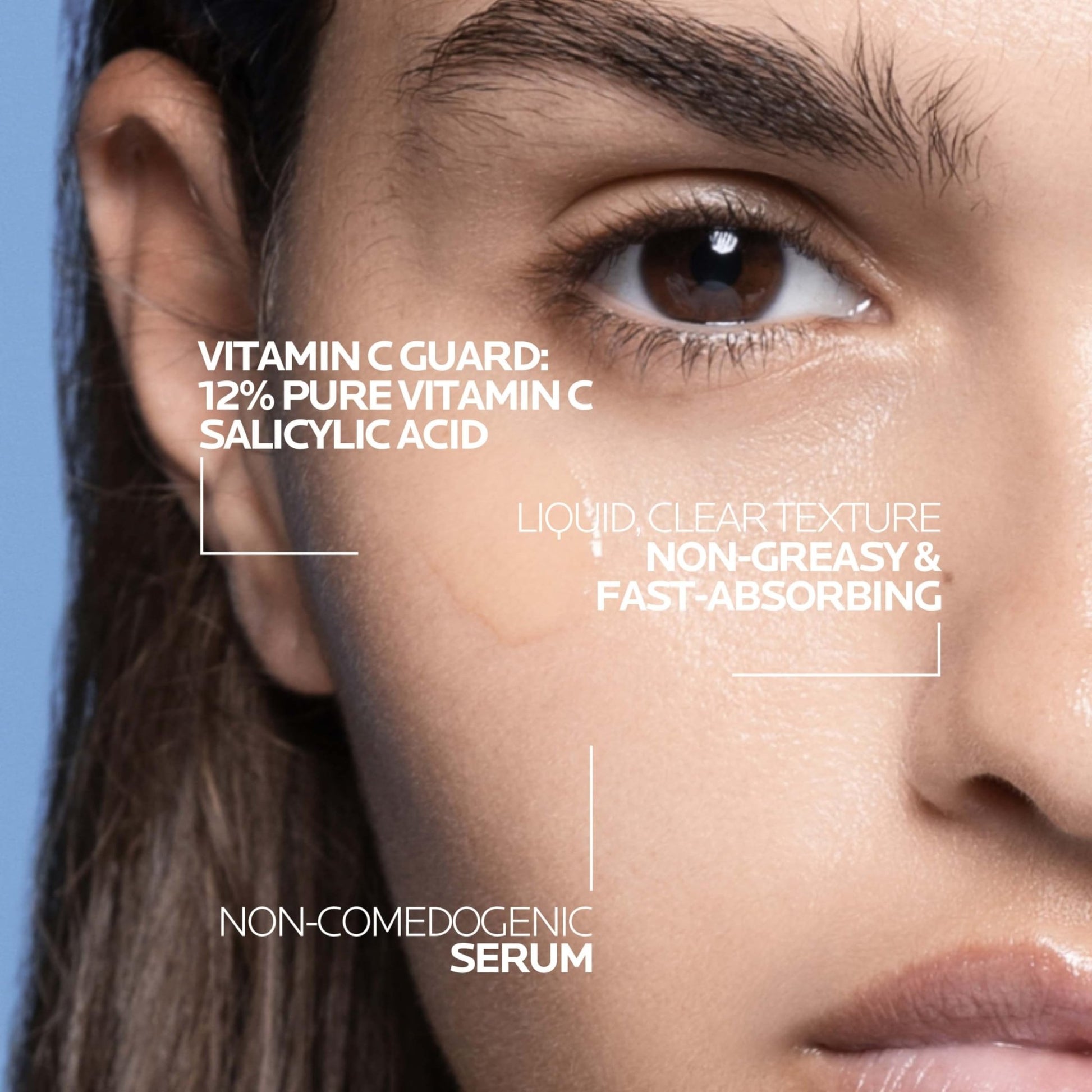 La Roche-Posay Pure 12% Vitamin C Oil Control Serum For Face With Hyaluronic Acid & Salicylic Acid, Hydrating Face Serum for Oily - dailyvitalstore