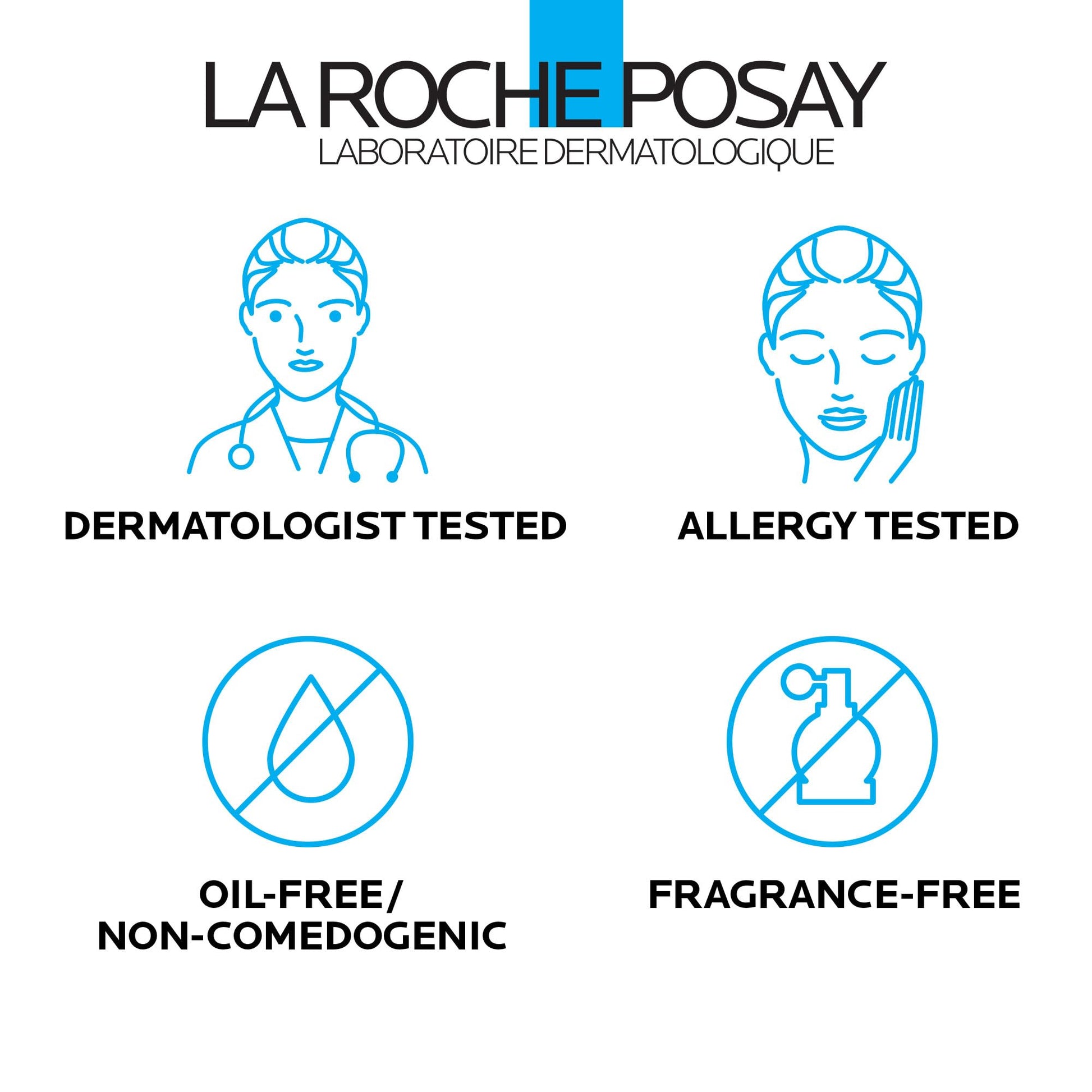 La Roche-Posay Toleraine Skin Care Set, Double Repair Face Moisturizer 100ml & Purifying Foaming Facial Cleanser 50ml, Oil Free Moisturizer & Face Wash For Oily Skin, - dailyvitalstore