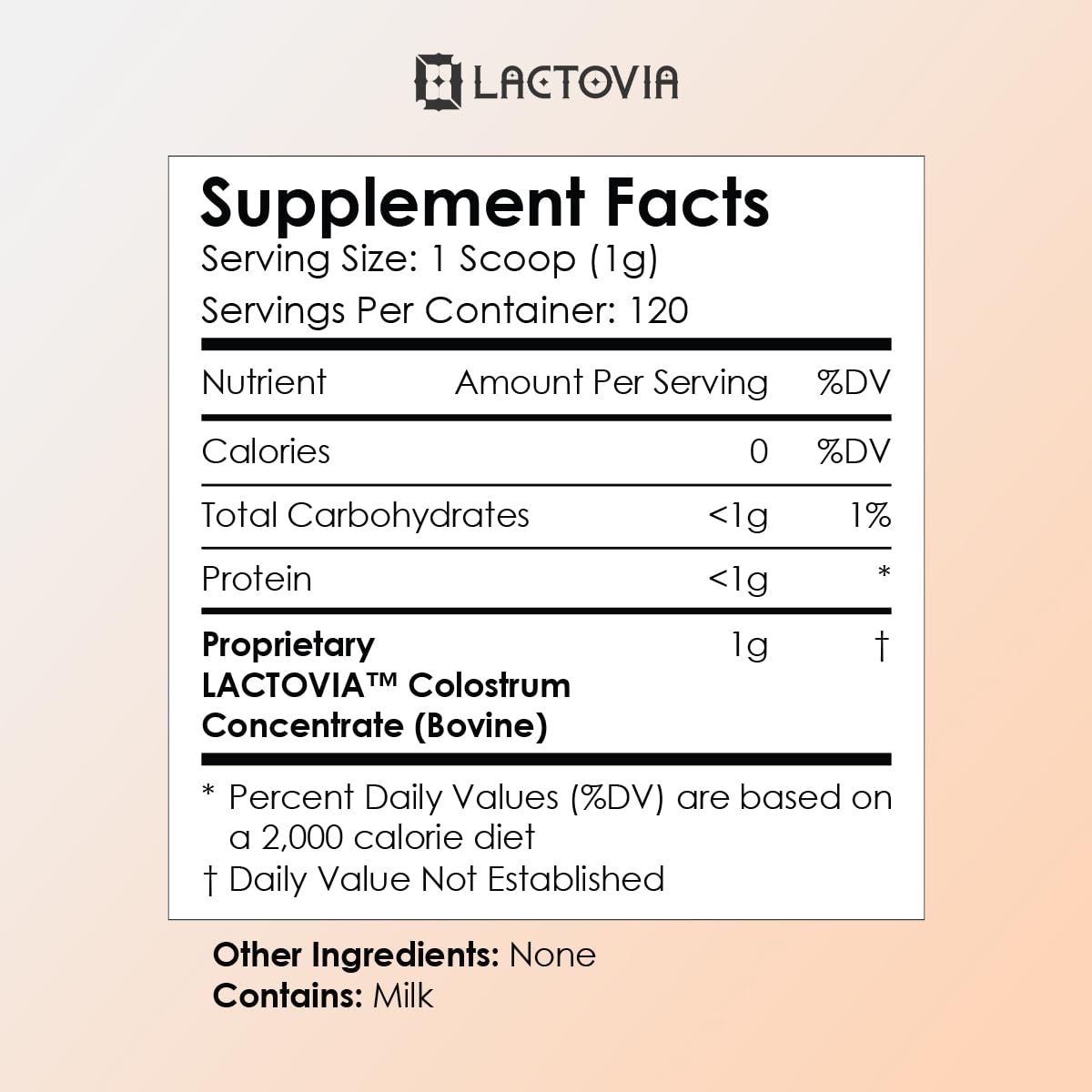 LACTOVIA Bovine Colostrum Powder – Chocolate Flavor | Grass-Fed Colostrum Supplement | Gut & Immune Health Support | Keto, Gluten & Fat-Free | for Women & Men - dailyvitalstore