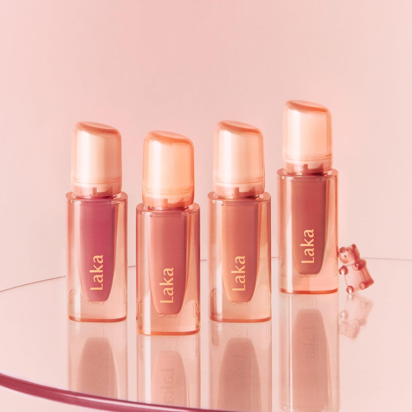 Laka Jelling Nude Gloss, 4.5g/0.15oz, Sheer Hydrating Lip Oil with No Stain, Non-Sticky, Nourishing Gloss for a Glowy Look, K-Beauty (306 Angelring) - dailyvitalstore