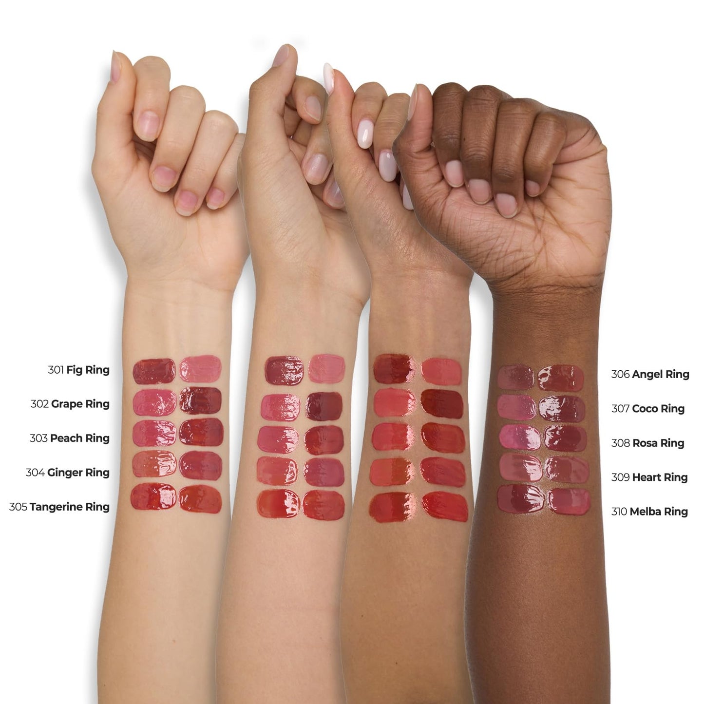 Laka Jelling Nude Gloss, 4.5g/0.15oz, Sheer Hydrating Lip Oil with No Stain, Non-Sticky, Nourishing Gloss for a Glowy Look, K-Beauty (306 Angelring) - dailyvitalstore
