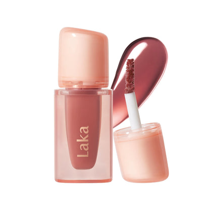 Laka Jelling Nude Gloss, Sheer Hydrating Lip Oil with No Stain, Non-Sticky, Nourishing Gloss for a Glowy Look, K-Beauty (301 Figring, 1.9g/0.07oz) - dailyvitalstore