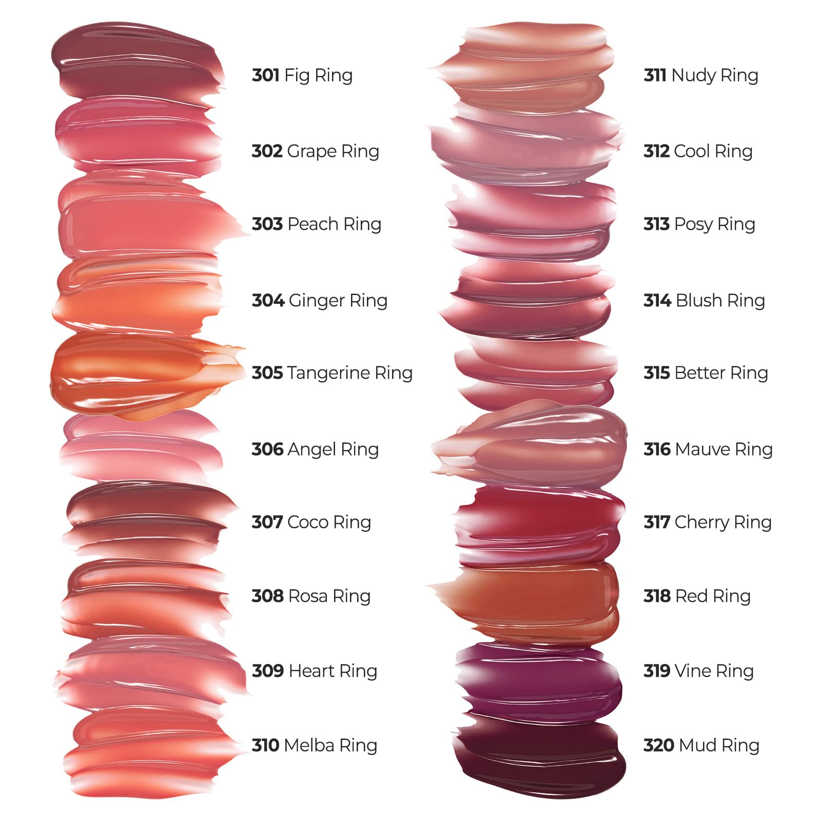 Laka Jelling Nude Gloss, Sheer Hydrating Lip Oil with No Stain, Non-Sticky, Nourishing Gloss for a Glowy Look, K-Beauty (301 Figring, 1.9g/0.07oz) - dailyvitalstore