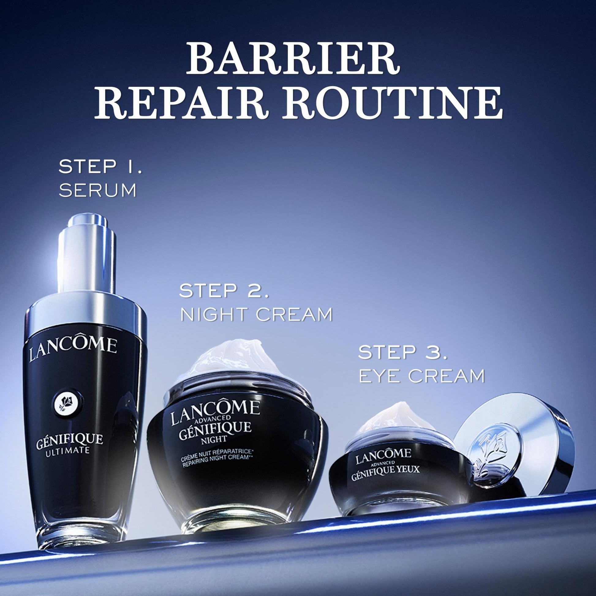 Lancôme Génifique Ultimate Recovery Serum, Anti-Aging Face Serum, Advanced Skin Repair Formula, Hyaluronic Acid, Moisture Barrier Repair, Radiance - dailyvitalstore