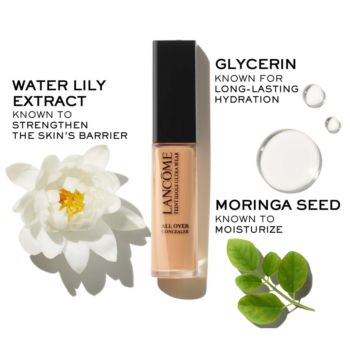 Lancôme Teint Idole Ultra Wear All Over Full Coverage Concealer - Natural Matte Finish & Lightweight Under Eye Concealer - Up To 24H Wear - 215 Buff Neutral - dailyvitalstore