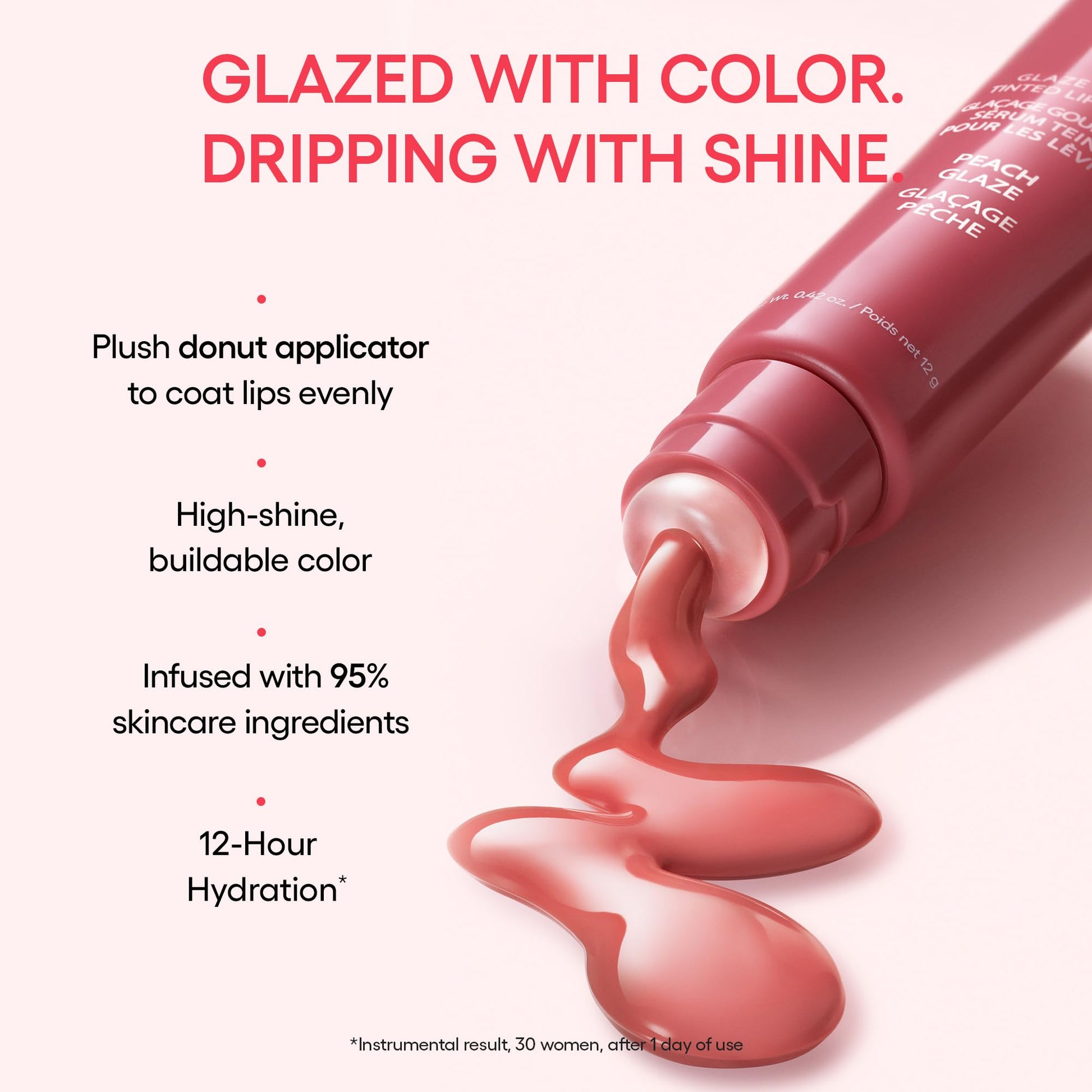 LANEIGE Glaze Craze Tinted Lip Serum, Raspberry Jam: Hydrating Lip Serum for Glossy, Nourished Lips with Plumping Polypeptides - dailyvitalstore