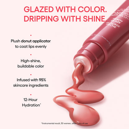 LANEIGE Glaze Craze Tinted Lip Serum, Raspberry Jam: Hydrating Lip Serum for Glossy, Nourished Lips with Plumping Polypeptides - dailyvitalstore