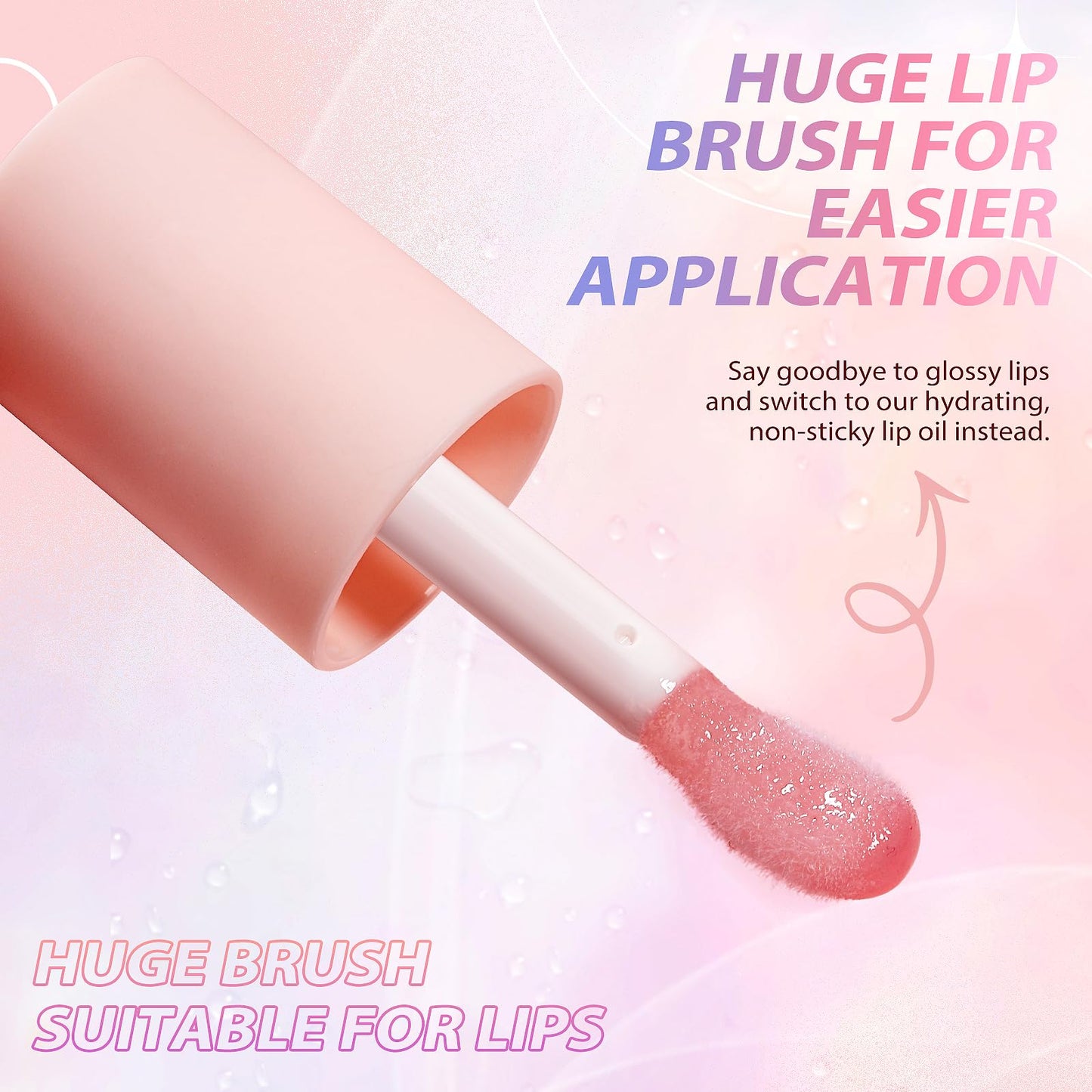 LANGMANNI Moisturizing Lip Oil,No-Sticky Lip Gloss Lip Balm Lip Care,Fruit Flavoured Lip Oil For Dry Lip's Moisturizing Hydrating And Nourishing ((Strawberry)) - dailyvitalstore
