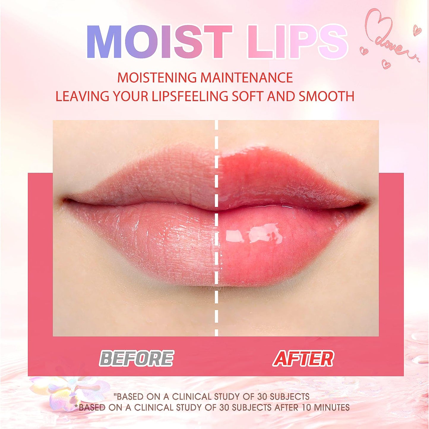 LANGMANNI Moisturizing Lip Oil,No-Sticky Lip Gloss Lip Balm Lip Care,Fruit Flavoured Lip Oil For Dry Lip's Moisturizing Hydrating And Nourishing ((Strawberry)) - dailyvitalstore