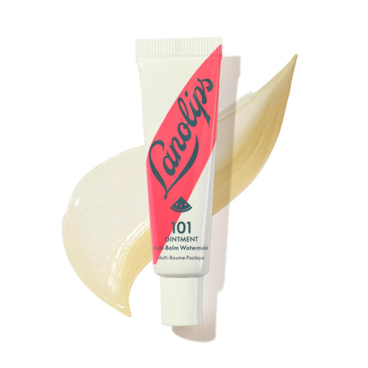 Lanolin 101 Multipurpose Ointment - Lanolin Lip Balm & Healing Ointment for Skin Barrier Repair - Moisturizer for Dry Lips, Cuticles & Elbows - No Petroleum Formula - Watermelon (0.35 oz) - dailyvitalstore