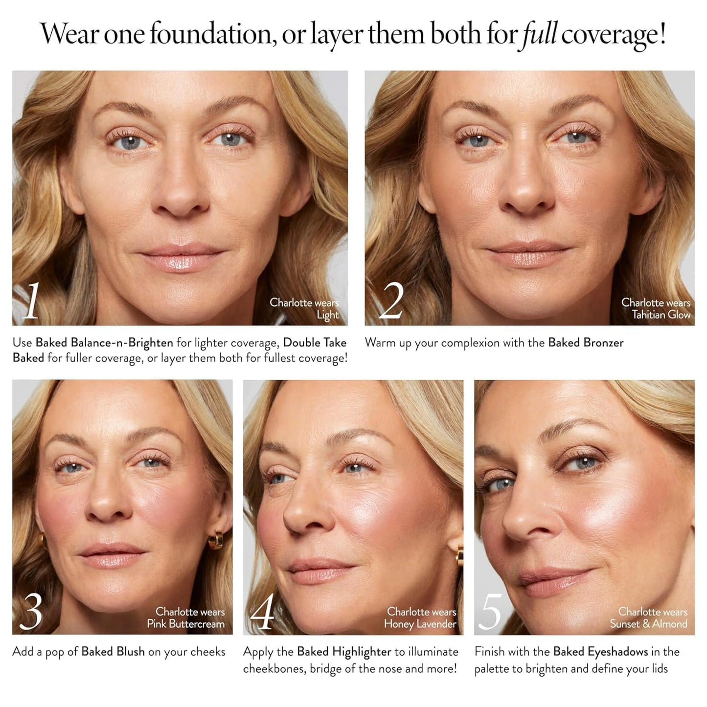 LAURA GELLER Baked Icons Complete Full Face Palette, Light | All-in-One Makeup Palette with Baked Foundations, Blush, Bronzer, Highlighter, Eyeshadows | Coverage for Mature Skin | Travel-Friendly - dailyvitalstore