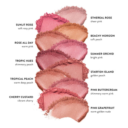 LAURA GELLER NEW YORK Baked Blush-n-Brighten for Mature Skin - 09 Starfish Island - Powder Blush Won't Settle into Fine Lines - Buildable Natural Finish – Longlasting Formula - Made in Italy - dailyvitalstore