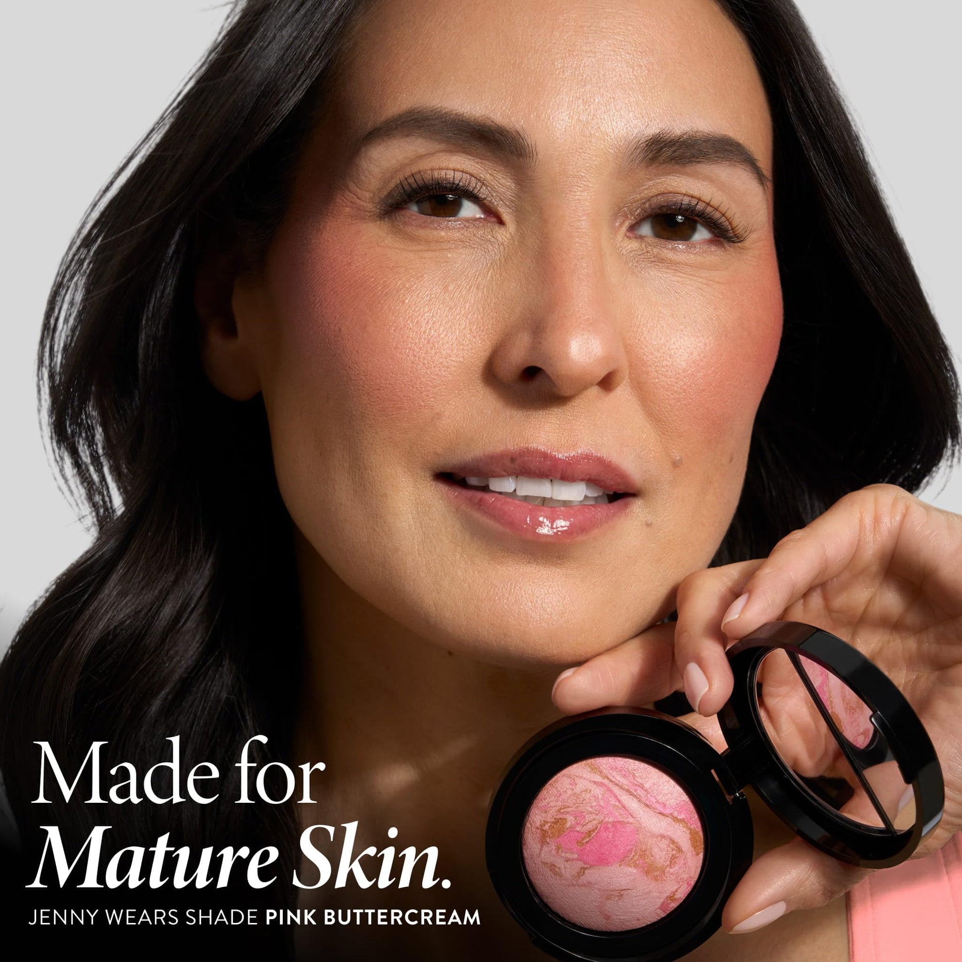 LAURA GELLER NEW YORK Baked Blush-n-Brighten for Mature Skin - 09 Starfish Island - Powder Blush Won't Settle into Fine Lines - Buildable Natural Finish – Longlasting Formula - Made in Italy - dailyvitalstore