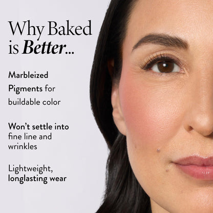LAURA GELLER NEW YORK Baked Blush-n-Brighten for Mature Skin - 09 Starfish Island - Powder Blush Won't Settle into Fine Lines - Buildable Natural Finish – Longlasting Formula - Made in Italy - dailyvitalstore