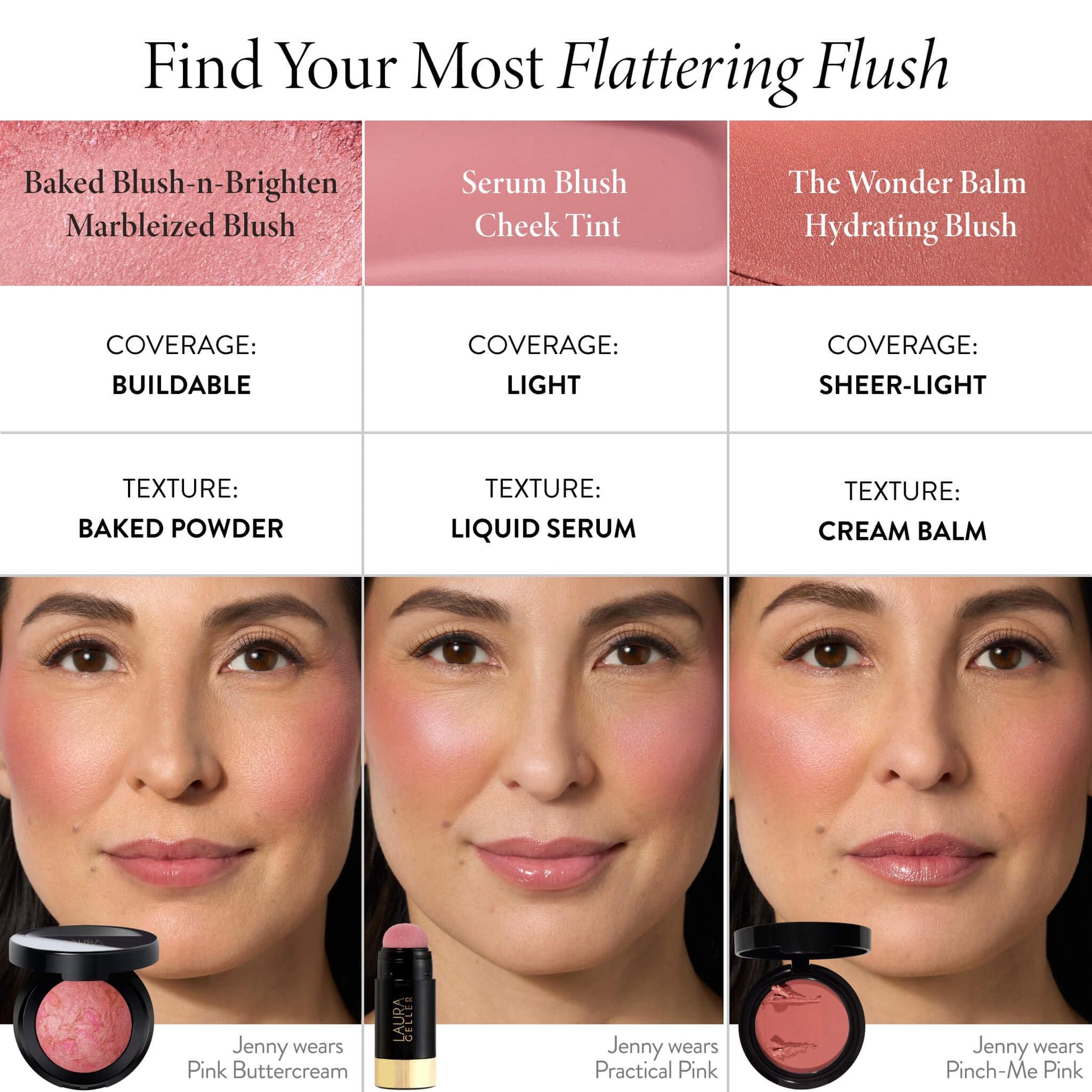 LAURA GELLER NEW YORK Baked Blush-n-Brighten for Mature Skin - 09 Starfish Island - Powder Blush Won't Settle into Fine Lines - Buildable Natural Finish – Longlasting Formula - Made in Italy - dailyvitalstore