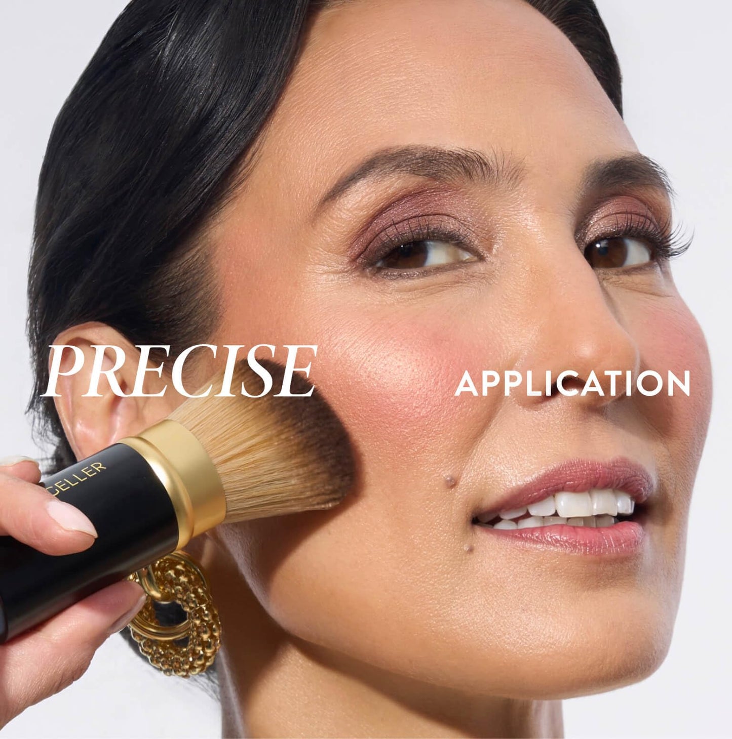 LAURA GELLER NEW YORK Cosmetic Professional Makeup Brushes - Cruelty-Free 02 Retractable Angled Kabuki Brush - dailyvitalstore