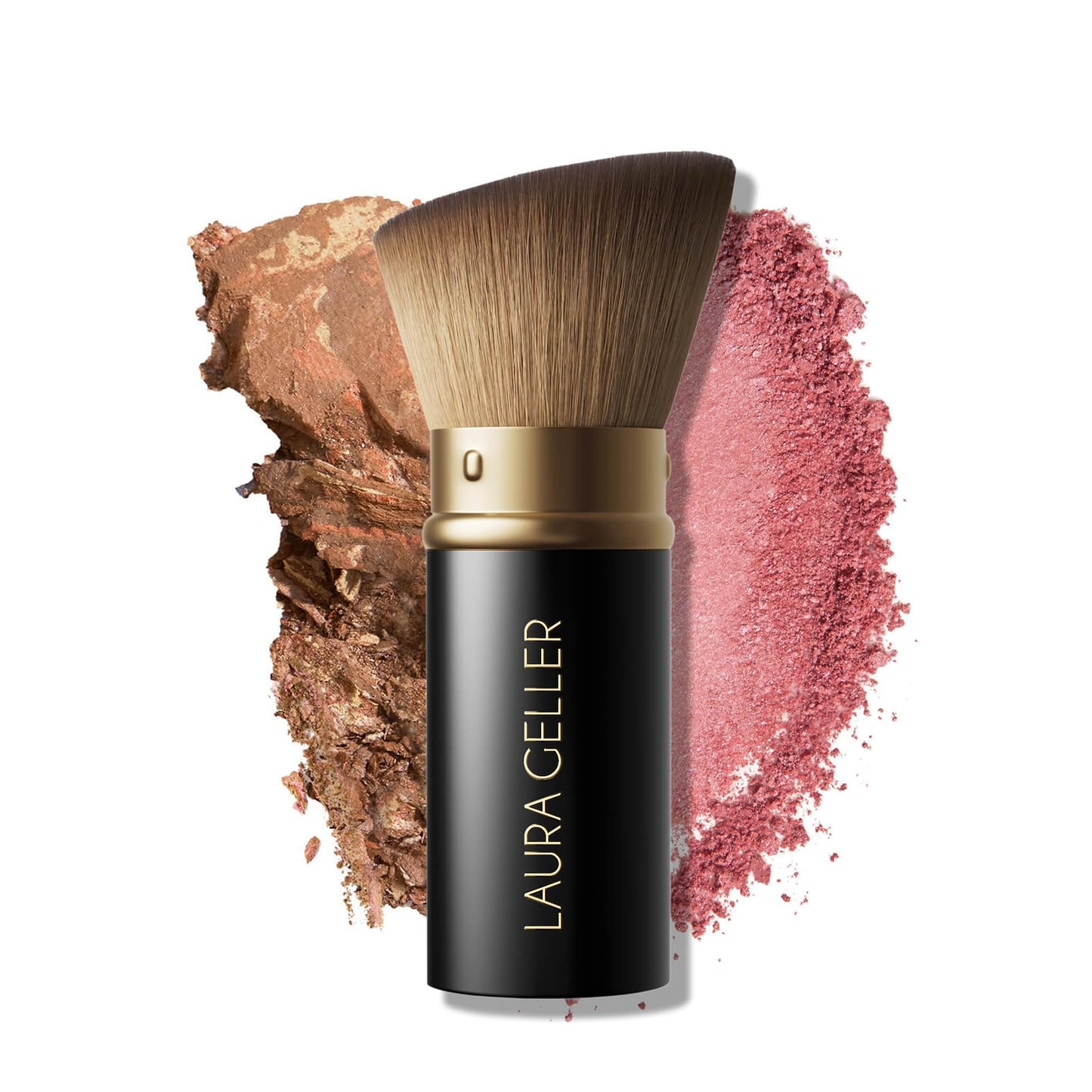 LAURA GELLER NEW YORK Cosmetic Professional Makeup Brushes - Cruelty-Free 02 Retractable Angled Kabuki Brush - dailyvitalstore