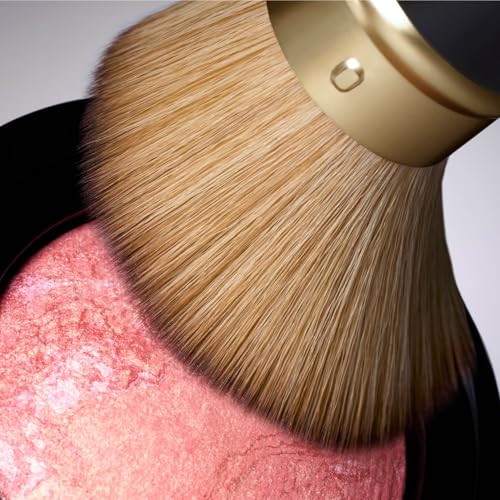 LAURA GELLER NEW YORK Cosmetic Professional Makeup Brushes - Cruelty-Free 02 Retractable Angled Kabuki Brush - dailyvitalstore