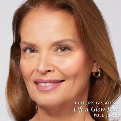 LAURA GELLER NEW YORK Geller's Greatest Lift-n-Glow Baked Trio Palette - Highlighter, Blush, Bronzer - All Skin Tones - dailyvitalstore