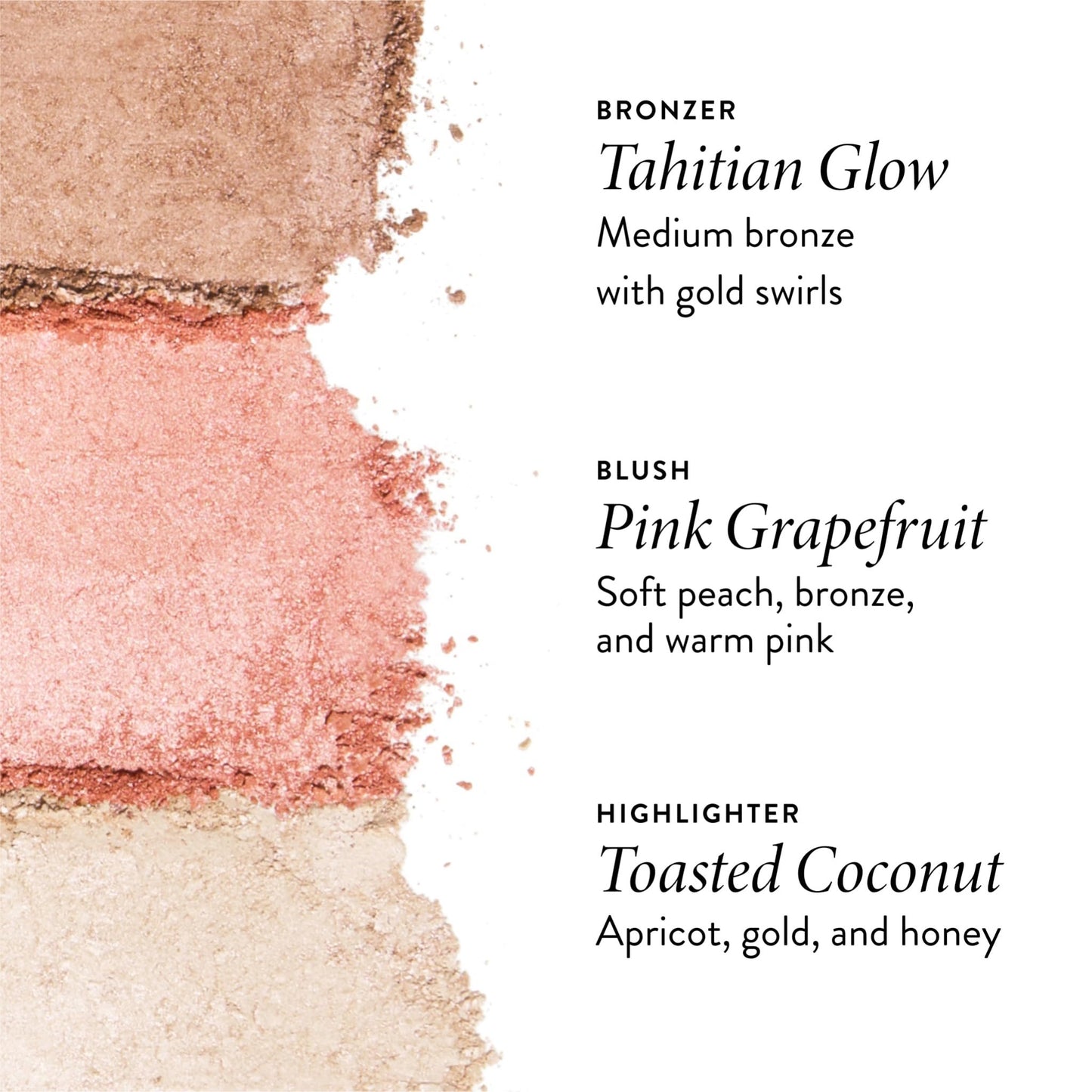 LAURA GELLER NEW YORK Geller's Greatest Lift-n-Glow Baked Trio Palette - Highlighter, Blush, Bronzer - All Skin Tones - dailyvitalstore