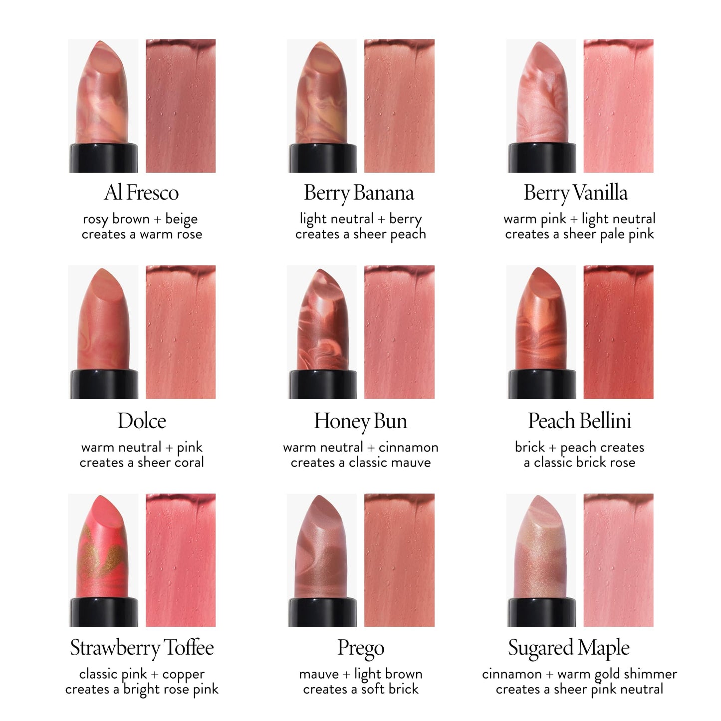 LAURA GELLER NEW YORK Italian Marble Sheer Lipstick - Berry Vanilla - Hydrating & Lightweight - Vitamin E & Caster Seed Oil - Cream Finish - dailyvitalstore