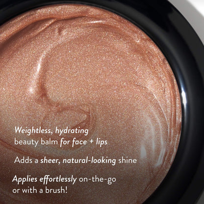 LAURA GELLER NEW YORK The Wonder Balm Cream Illuminator - Hydrating Weightless Subtle Hint of Color + Glow for Mature Skin - Vegan Squalane - Apply to Cheeks & Lips (01 Nice-n-Natural) - dailyvitalstore
