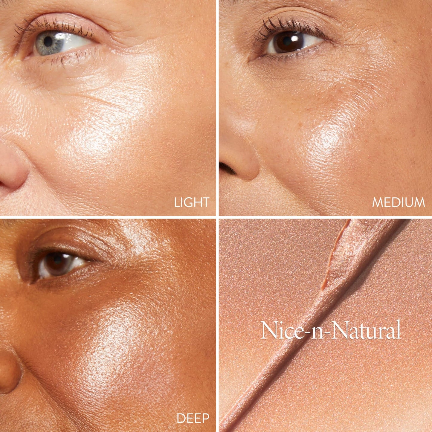 LAURA GELLER NEW YORK The Wonder Balm Cream Illuminator - Hydrating Weightless Subtle Hint of Color + Glow for Mature Skin - Vegan Squalane - Apply to Cheeks & Lips (01 Nice-n-Natural) - dailyvitalstore