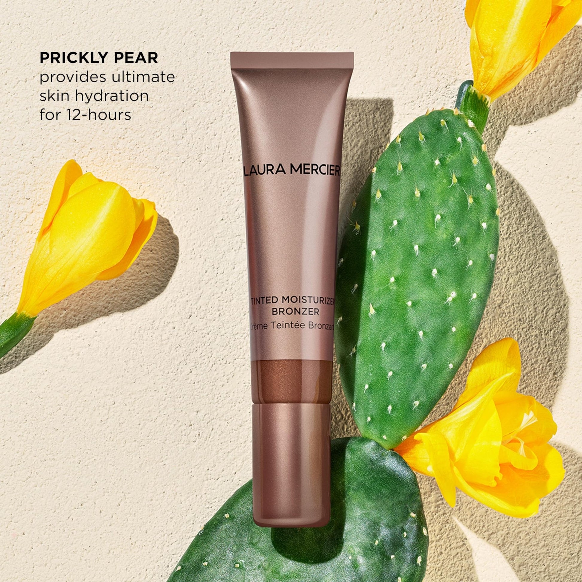 Laura Mercier Tinted Moisturizer Bronzer: Long Lasting Sheer Cream Bronzer, Weightless, Buildable Coverage, 12 HR Hydrating Wear, Non-Comedogenic, 6 Shades for All Skin Tones, Sundrop - dailyvitalstore