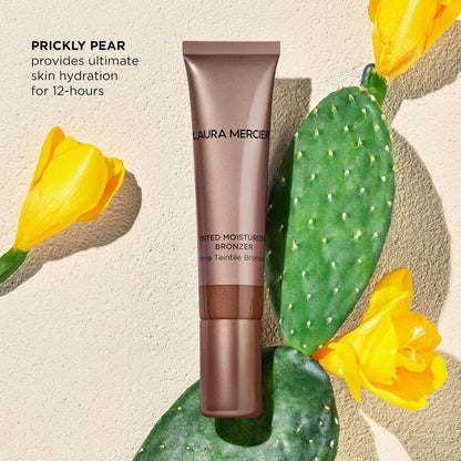 Laura Mercier Tinted Moisturizer Bronzer: Long Lasting Sheer Cream Bronzer, Weightless, Buildable Coverage, 12 HR Hydrating Wear, Non-Comedogenic, 6 Shades for All Skin Tones, Sundrop - dailyvitalstore