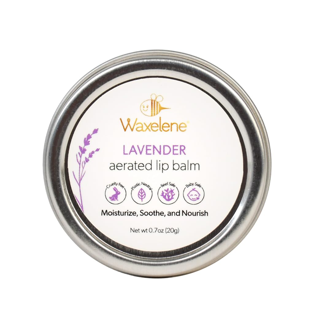 Lavender Aerated Lip Balm tin - Single - dailyvitalstore