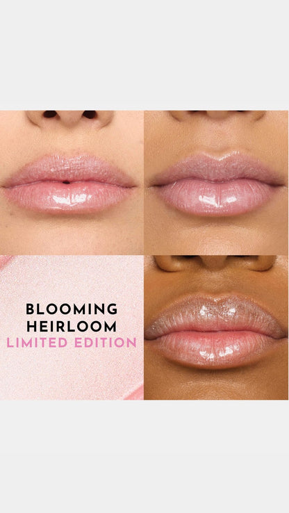 Lawless Women's x LoveShackFancy Forget The Filler Lip Plumping Gloss, Blooming Heirloom, Pink, 0.11 Ounce - dailyvitalstore