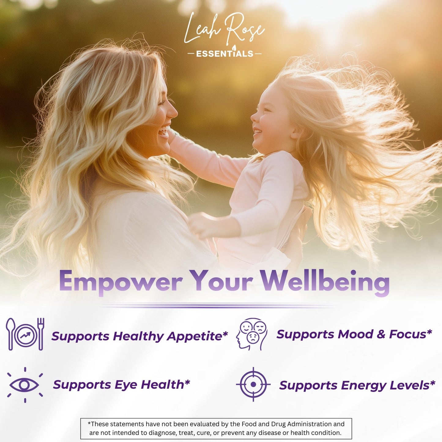 Leah Rose Essentials Saffron Supplement 88.5mg | Mood, Focus, and Stress Support | 60 Premium Saffron Extract Capsules | Made in the USA | 3rd Party Lab Tested | Non-GMO, Vegan, Gluten-Free - dailyvitalstore
