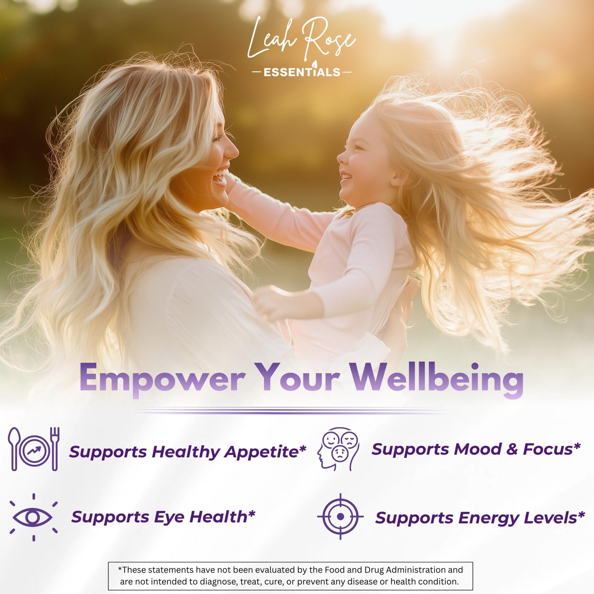 Leah Rose Essentials Saffron Supplement 88.5mg | Mood, Focus, and Stress Support | 60 Premium Saffron Extract Capsules | Made in the USA | 3rd Party Lab Tested | Non-GMO, Vegan, Gluten-Free - dailyvitalstore