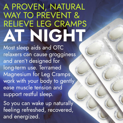 Leg Cramp Relief Pills | Pain Relief for Muscle Spasms, Soreness, & Foot and Calf Cramps | Homeopathic Medicine for Restless Legs Syndrome Relief (30 Pills) - dailyvitalstore