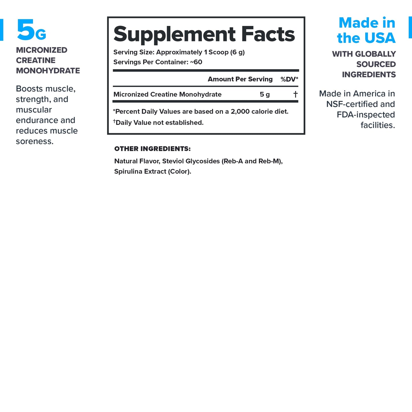 LEGION Micronized Creatine Monohydrate Supplement - Clean Creatine Powder for Muscle Gain & Post Workout Recovery - Micronized Creatine Supplement for Maximum - dailyvitalstore