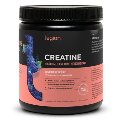 LEGION Micronized Creatine Monohydrate Supplement - Clean Creatine Powder for Muscle Gain & Post Workout Recovery - Micronized Creatine Supplement for Maximum - dailyvitalstore