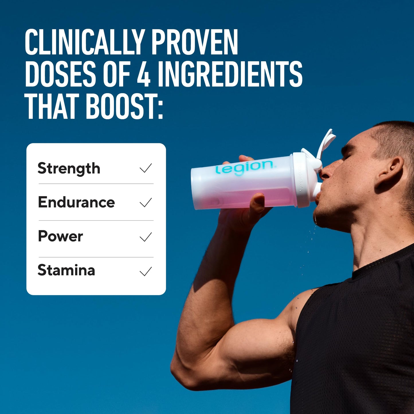 LEGION Pulse Pre Workout Supplement - All Natural Nitric Oxide Preworkout Drink to Boost Energy, Creatine Free, Naturally Sweetened, Beta Alanine, Citrulline, Alpha GPC (Fruit Punch) - dailyvitalstore