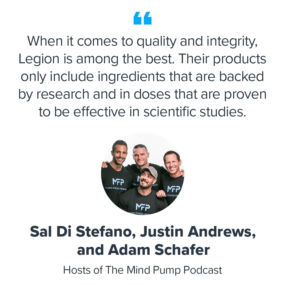 LEGION Triumph Men's Sport Vitamin - Complete Multivitamin for Men - Daily Vitamins for Men to Boost Health and Performance - Men's Multivitamin with 21 Vitamins & Minerals - 30 Servings - dailyvitalstore
