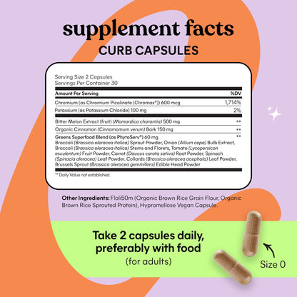 Lemme Curb Cravings, Improve Carb Metabolism, Support Weight Management w/Clinically Studied Chromium Picolinate, Bitter Melon, Ceylon Cinnamon - dailyvitalstore
