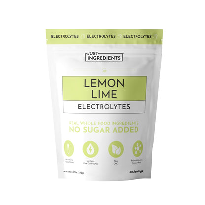 Lemon Lime Electrolytes – 30‑Serving Hydration Drink Mix with Coconut Water, Sea Salt, and Trace Minerals – Supports Energy, Recovery, and Electrolyte Balance* - dailyvitalstore