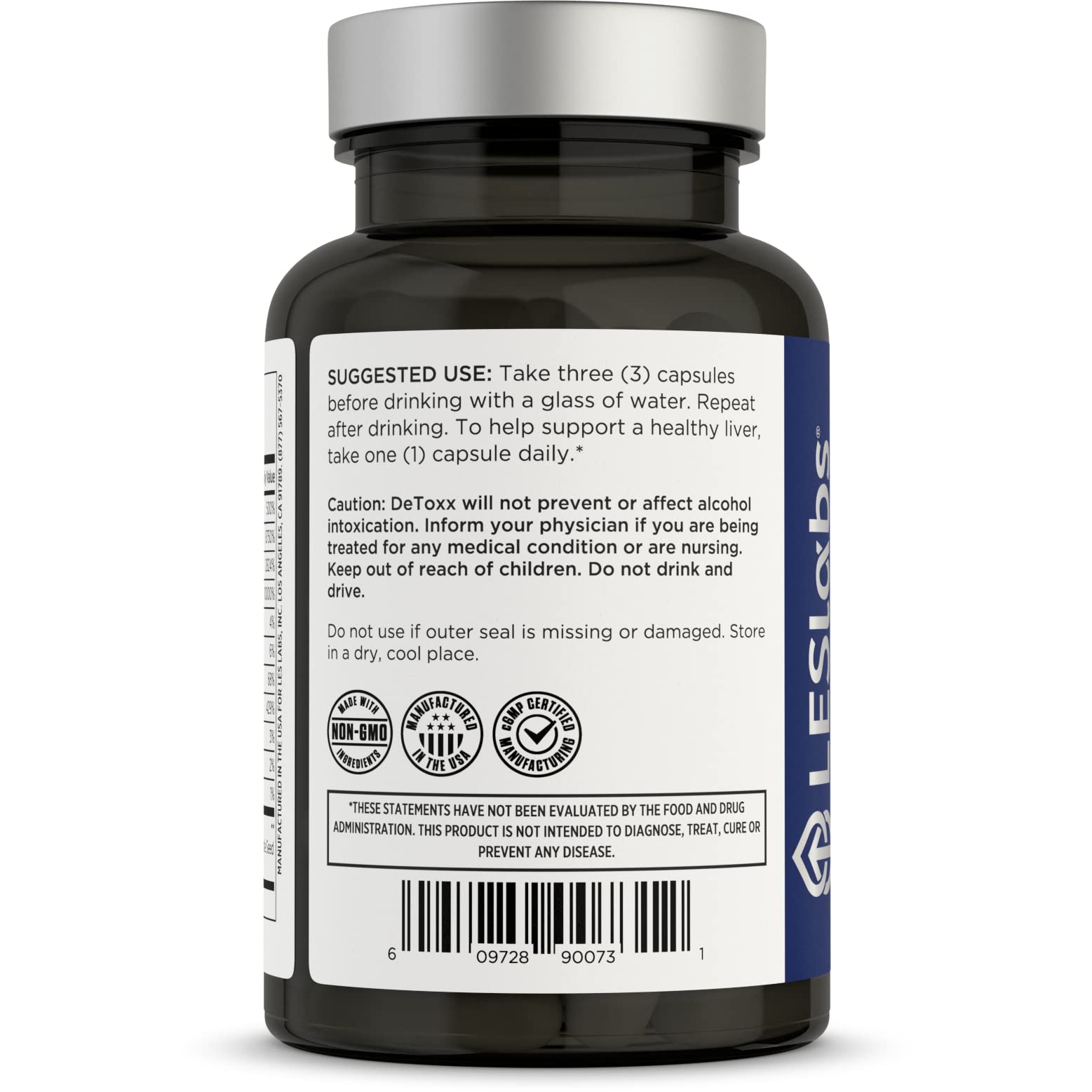LES Labs DeToxx – Better Mornings & Recovery, Liver Support, Electrolyte Replenishment & Glutathione Support – Prickly Pear, Milk Thistle & NAC - dailyvitalstore