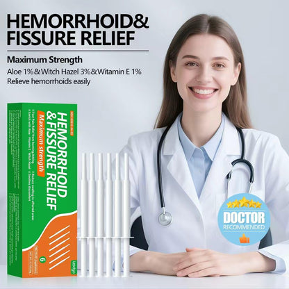Lesdgo Hemorrhoidal Ointment(6 Pre-Filled),Hemorrhoid and Fissure Cream Witch Hazel Maximum Strength Pain Relief,for Itching and Swelling - dailyvitalstore
