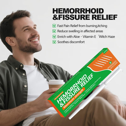 Lesdgo Hemorrhoidal Ointment(6 Pre-Filled),Hemorrhoid and Fissure Cream Witch Hazel Maximum Strength Pain Relief,for Itching and Swelling - dailyvitalstore