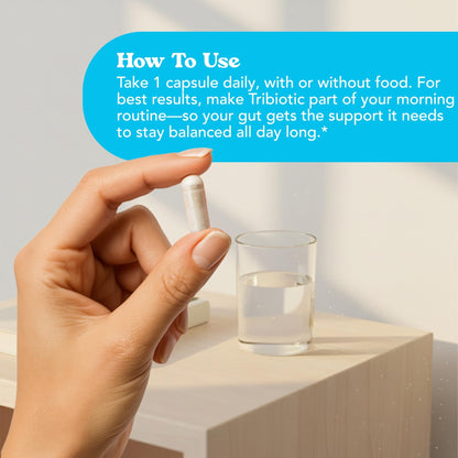 Let Loose Daily Tribiotic Pills - Probiotics, Prebiotics, and Postbiotics to Feed Your Microbiome and Support Smooth Daily Digestion, Gut Health, - dailyvitalstore