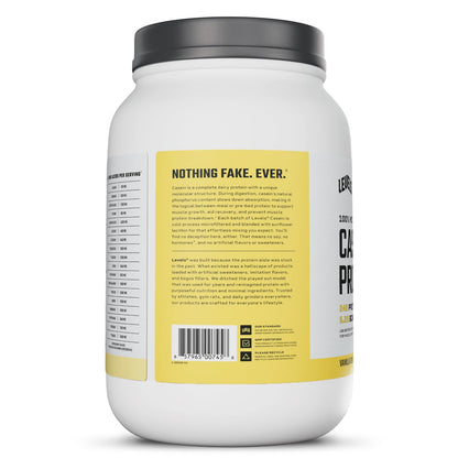 Levels 100% Micellar Casein Protein, Hormone Free, Vanilla Bean, 2LB - dailyvitalstore