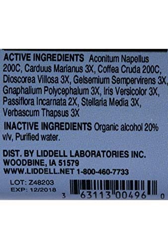 Liddell Homeopathic Tension Headache, 1 Ounce - dailyvitalstore