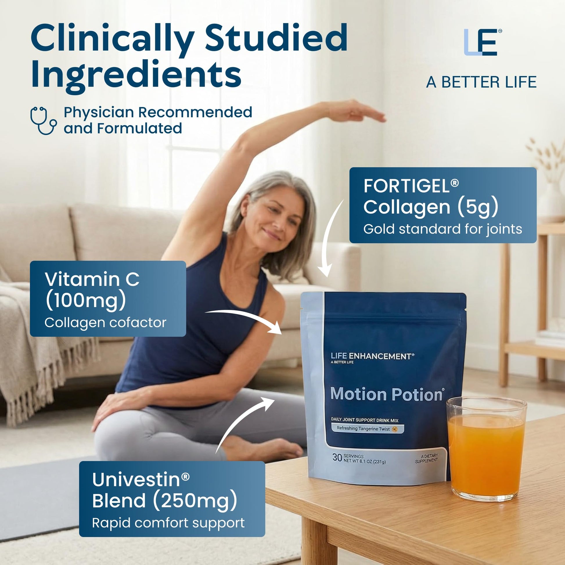 Life Enhancement Motion Potion Joint Support Drink Supplement - dailyvitalstore